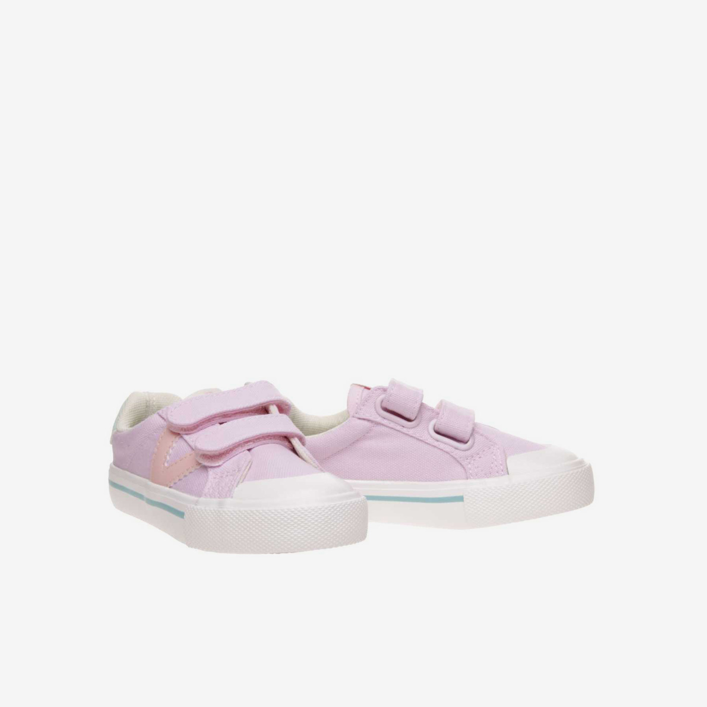 Lona de niña en rosa con velcro y puntera reforzada de Victoria.
