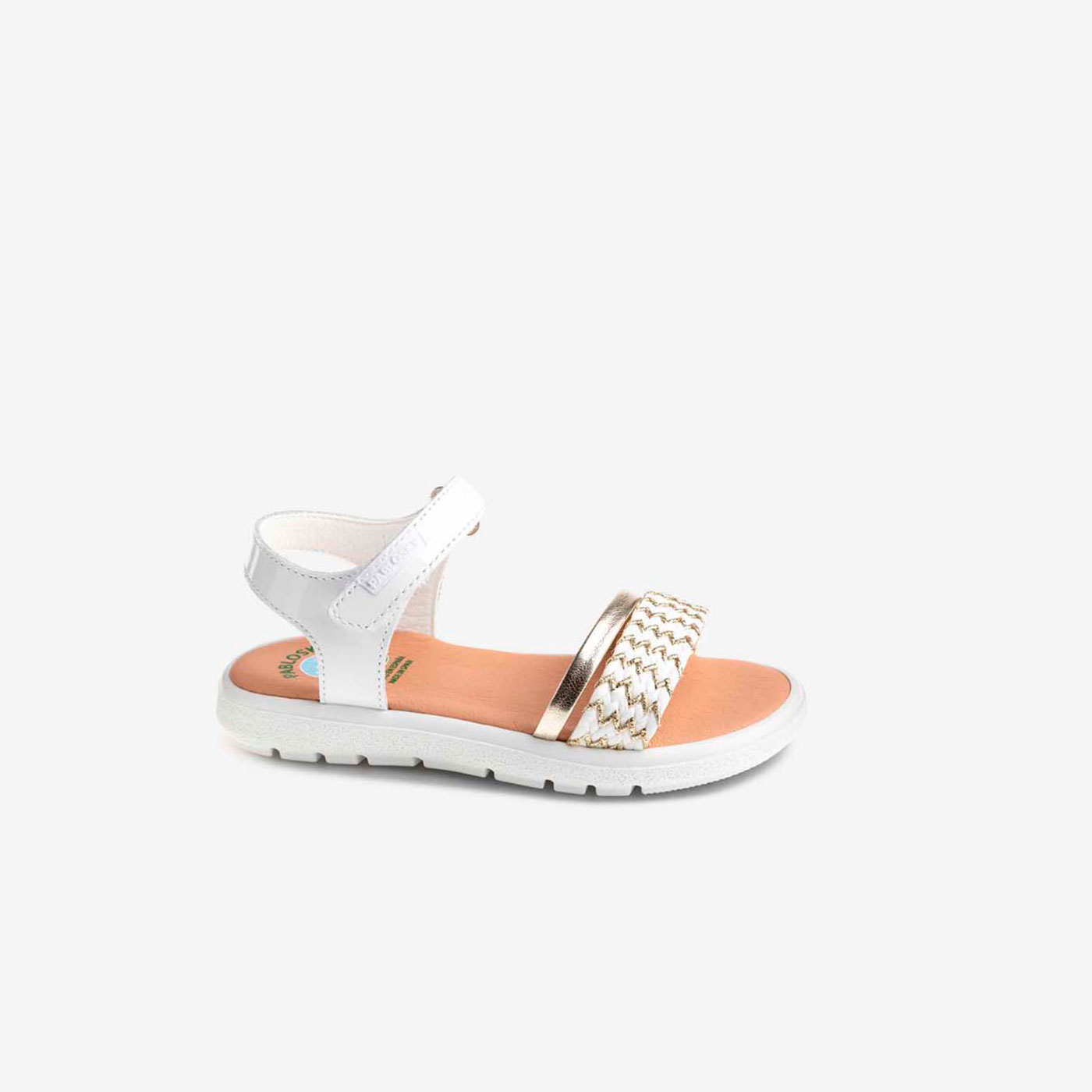 Sandalias de niña Pablosky con suela flexible y velcro