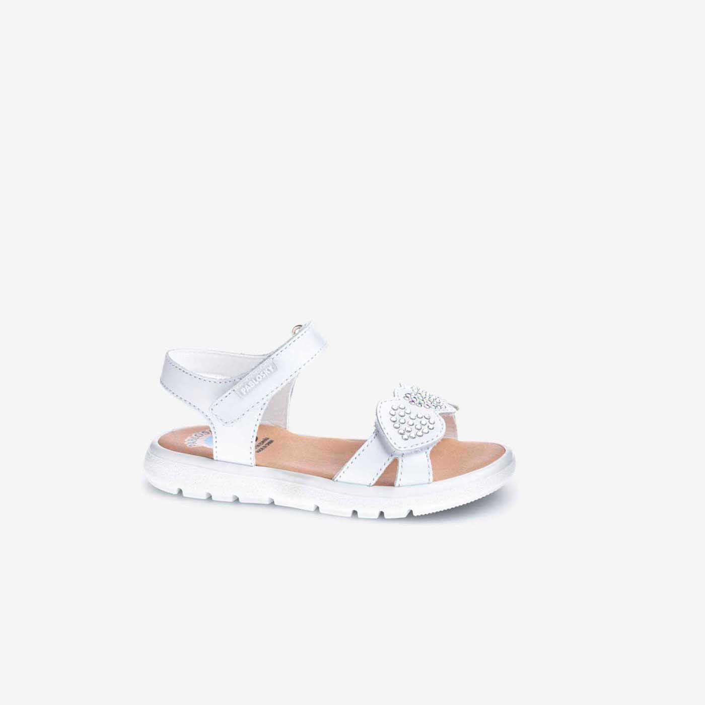 Sandalias de niña Pablosky – Máxima comodidad con suela flexible y ligera en color blanco