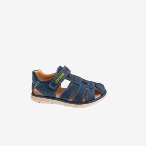 Sandalias de niño Pablosky casual con velcro y puntera reforzada toda de piel