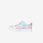 Skechers Twinkle Toes – Lona rosa con luces y detalles marinos