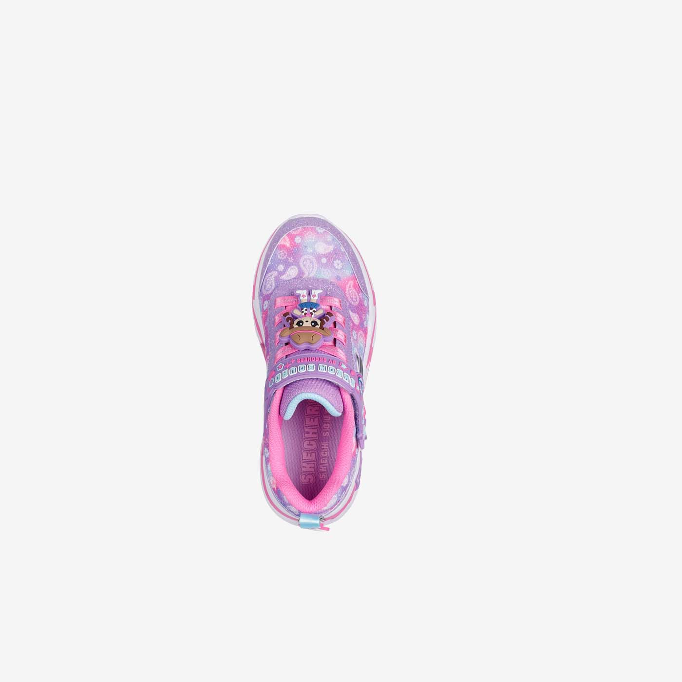 Deportivas Skechers para niña multicolor y velcro con luz