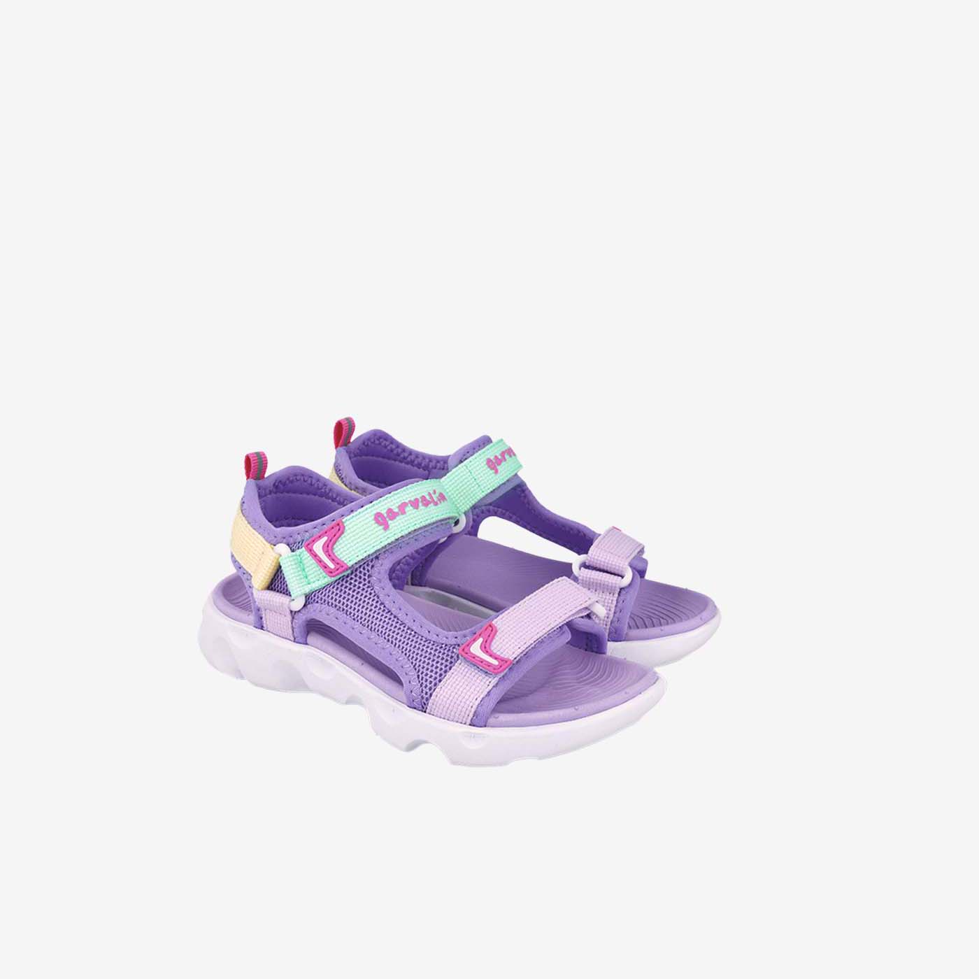 Sandalia niña doble velcro de Garvalin lavable