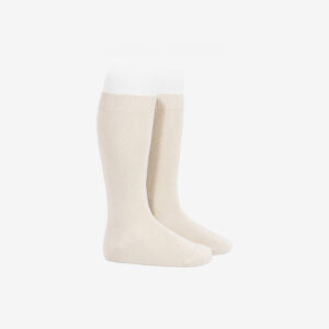 Calcetín alto Cóndor niño beige