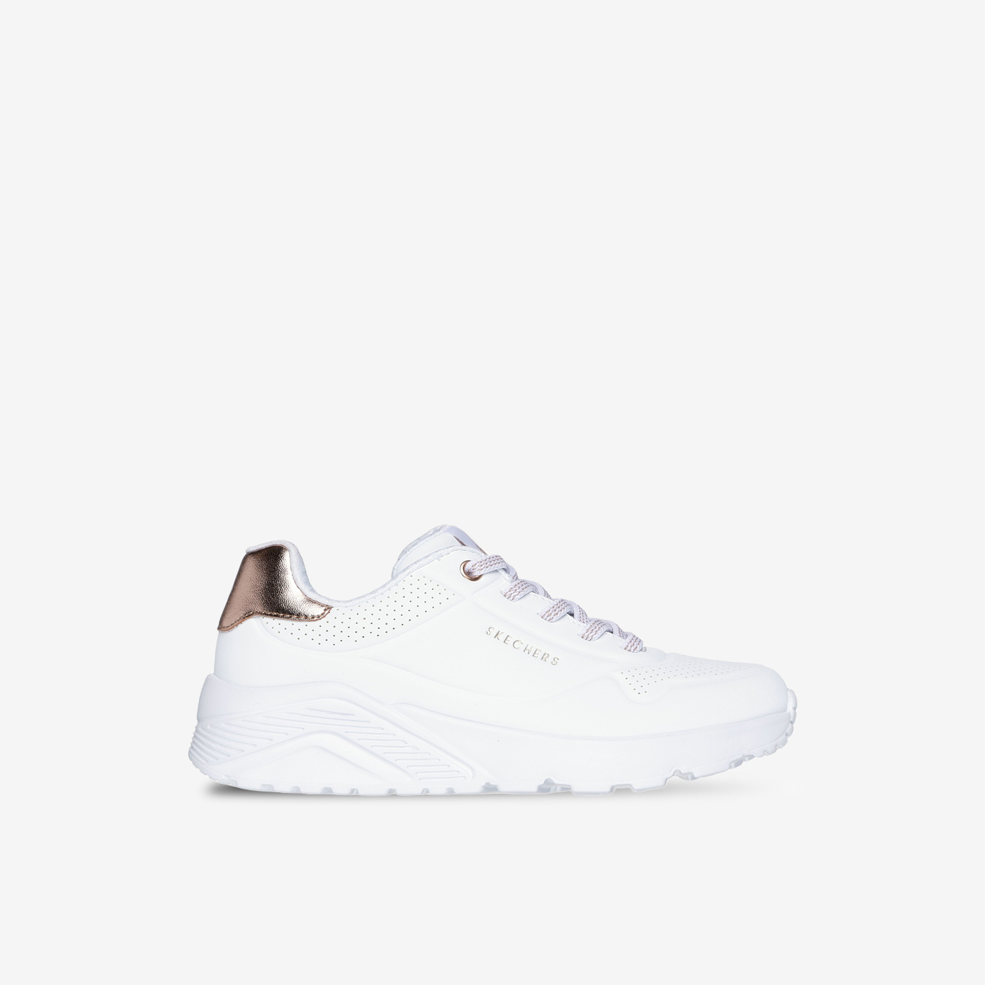 Skechers  blancas corazones lavables y sin cordones