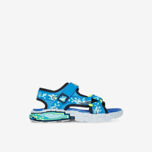 Skechers Mega-Craft: Sandalias deportivas con estilo pixelado para niños
