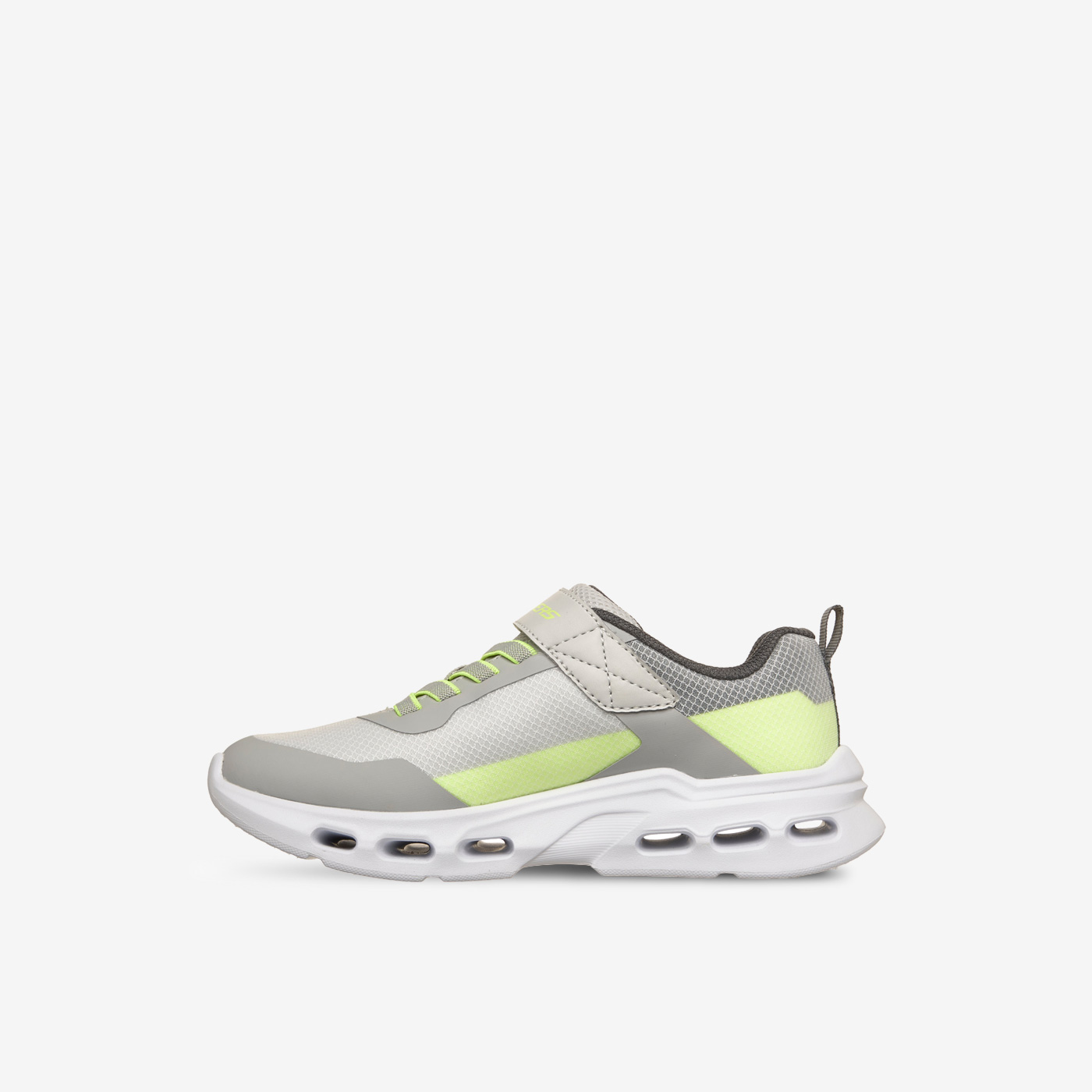 Zapatillas deportivas de Skechers  Gris con Velcro para niños