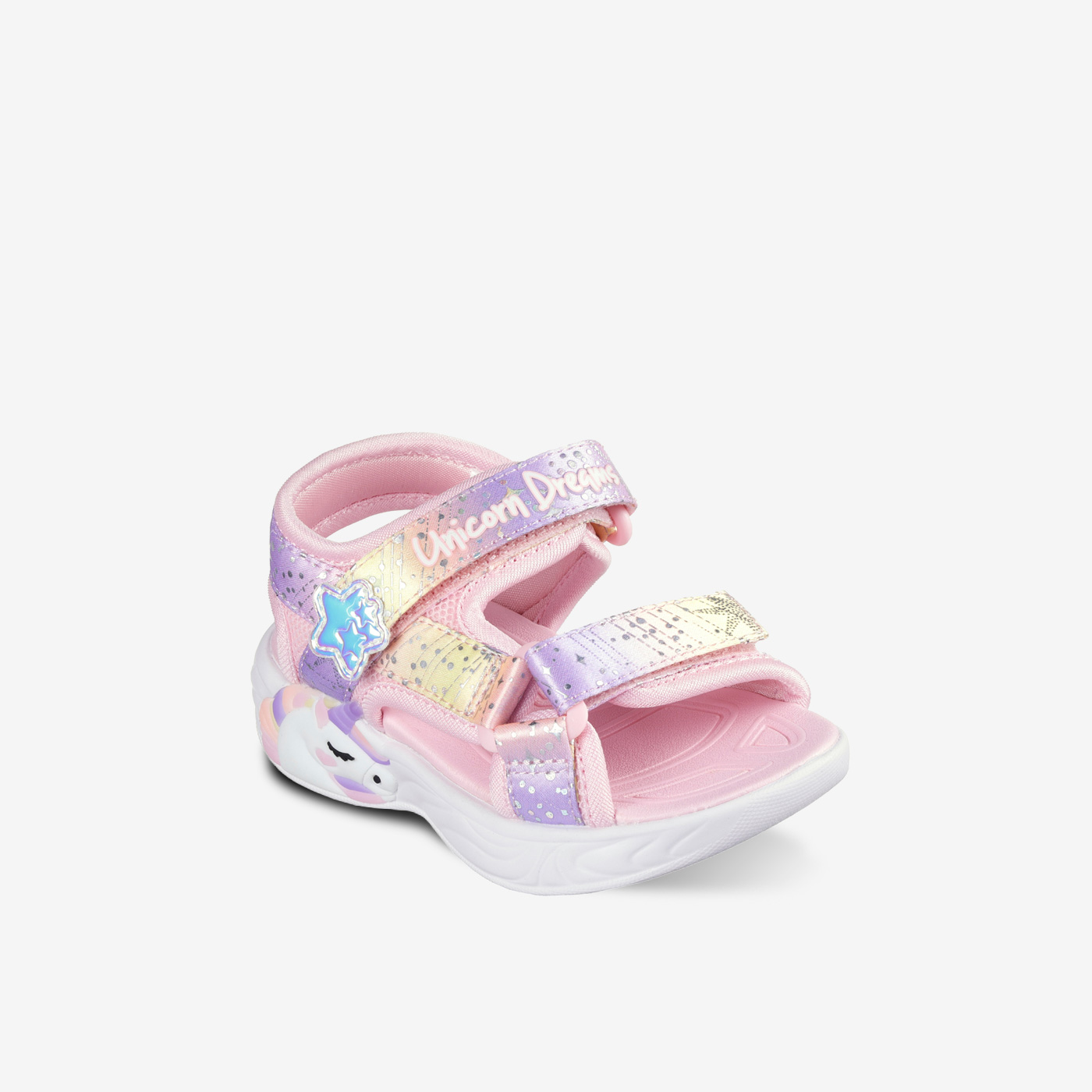 Sandalias Skechers Unicorn Dreams con Luces - Diseño Brillante y Divertido