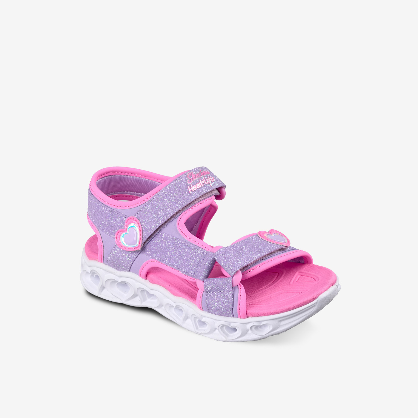 Sandalias Skechers para nina en morado – Brillo, Comodidad y Diversión en Cada Paso
