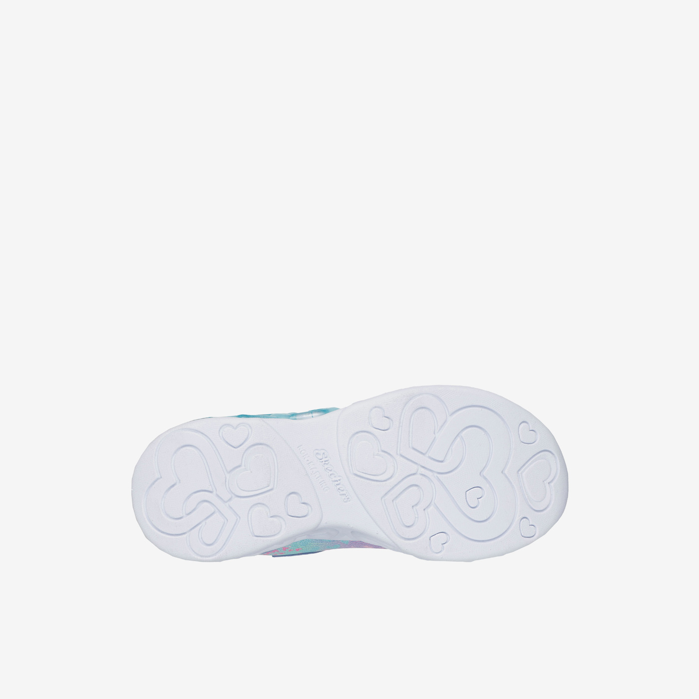 Skechers niña corazones con luz | Velcro rápido y suela flexible