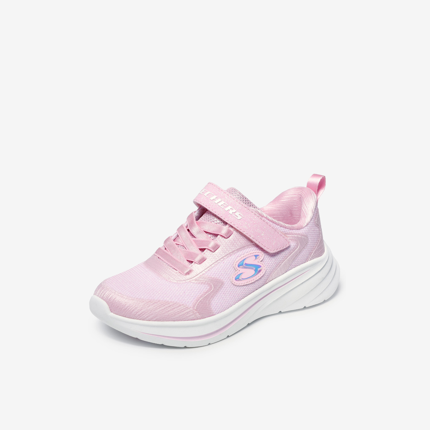Zapatillas Skechers en rosa con brillos para niña – Comodidad y estilo para el día a día