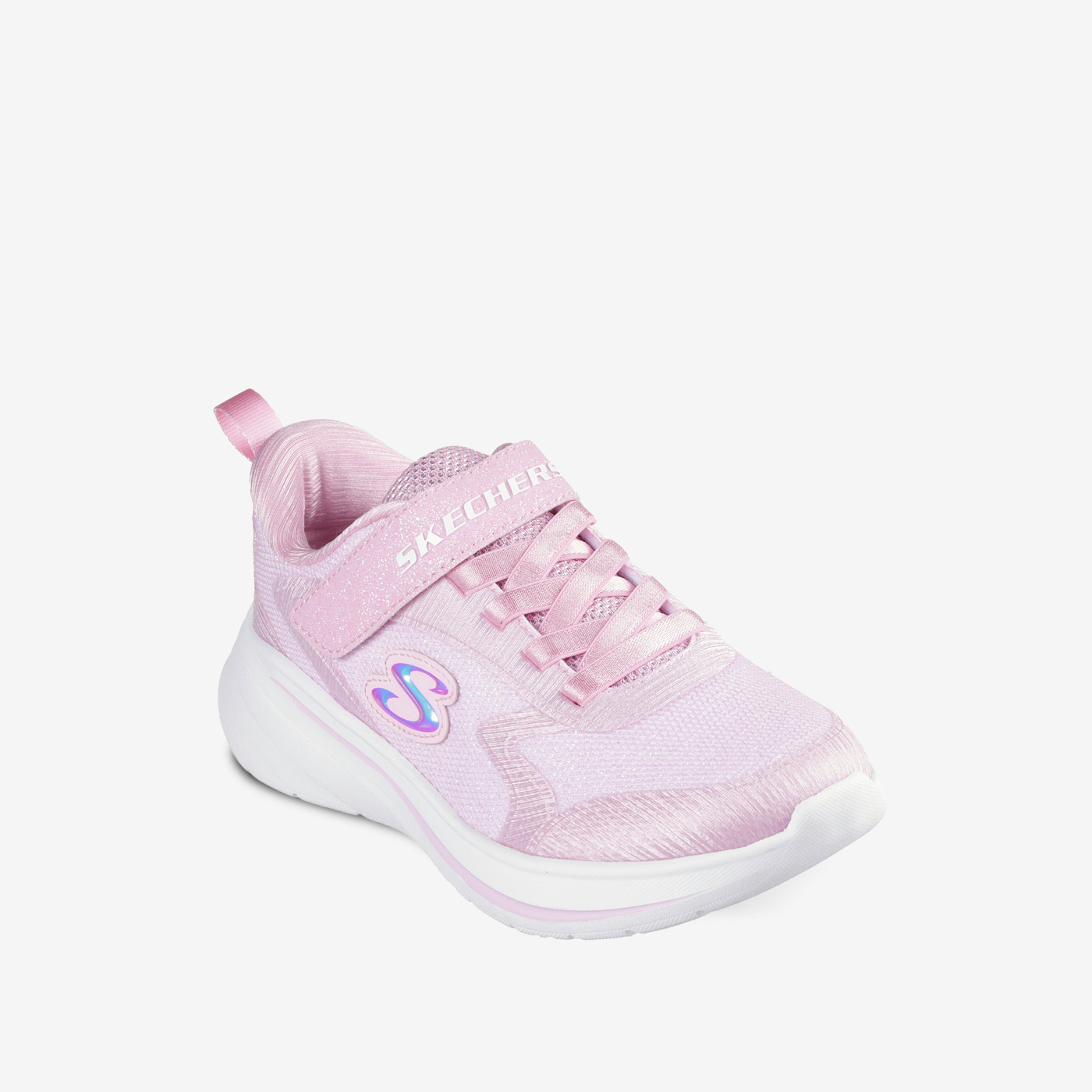 Zapatillas Skechers en rosa con brillos para niña – Comodidad y estilo para el día a día