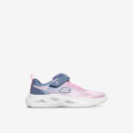 Skechers deportiva de niña con luces y velcro en color Rosa