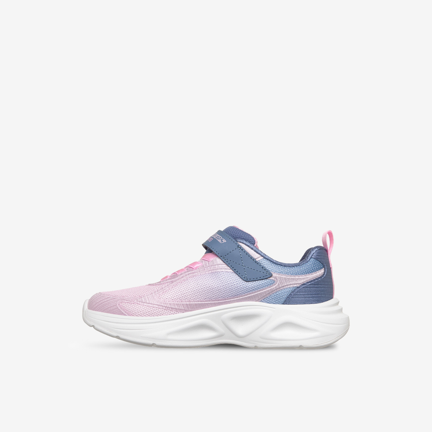 Skechers deportiva de niña con luces y velcro en color Rosa