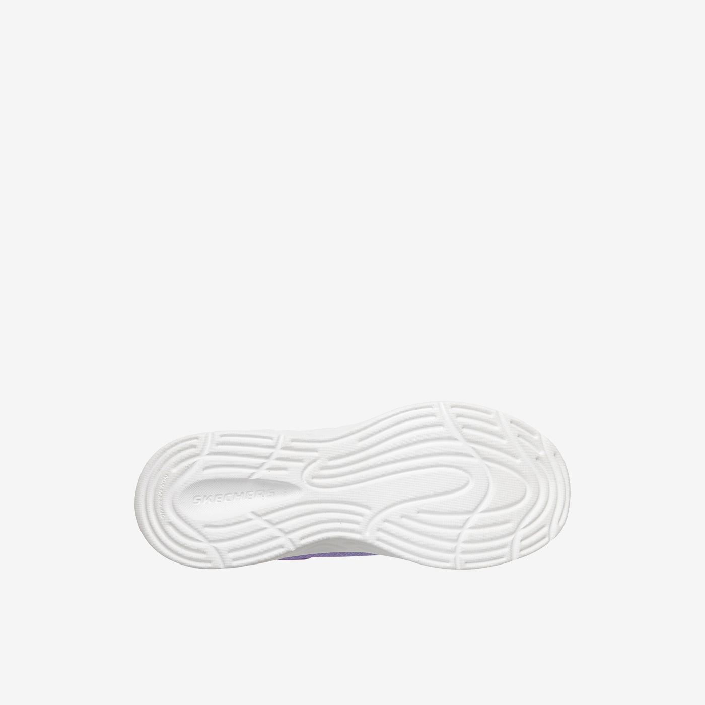 Skechers - Deportivas de niña con luces y cierre de velcro en color morado