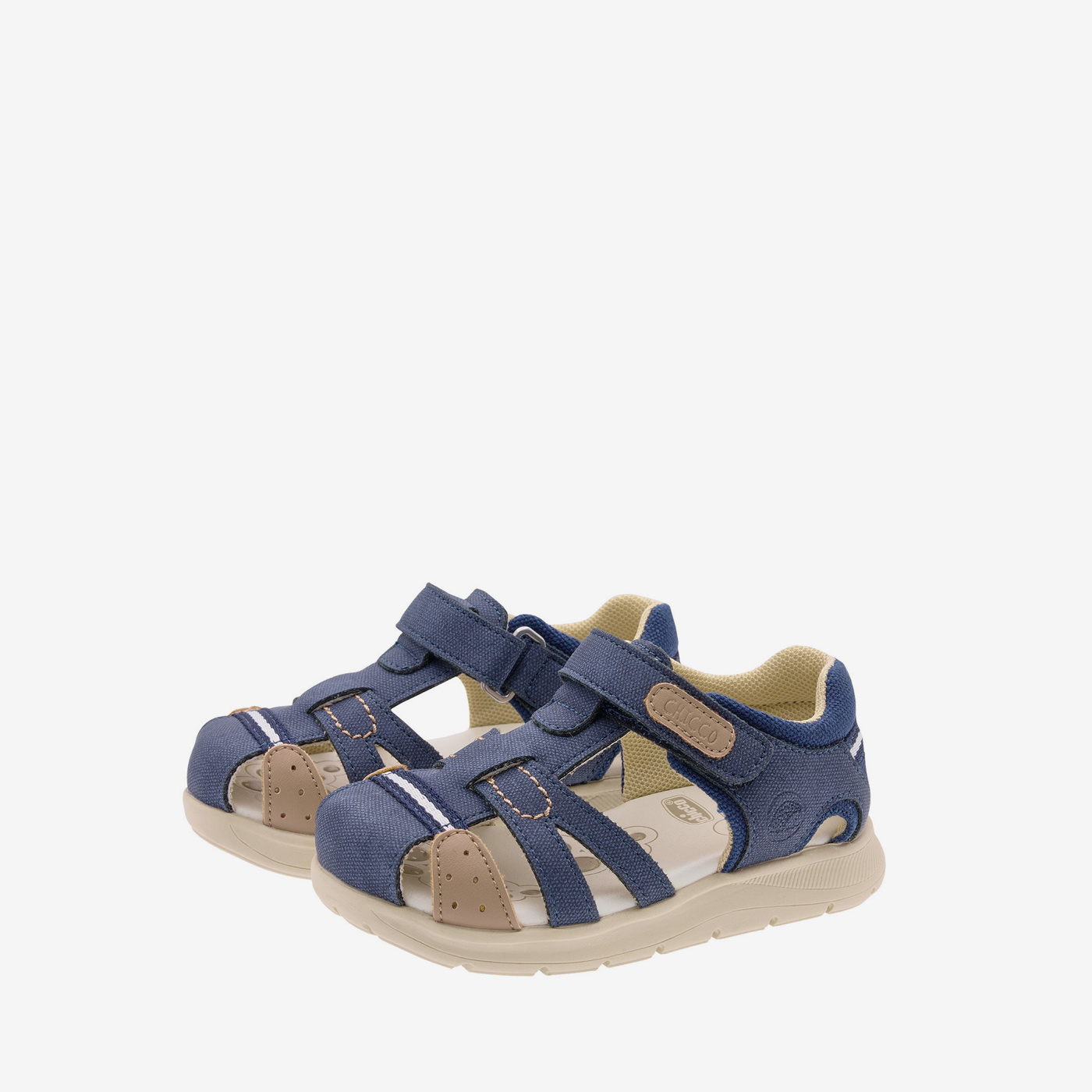 Sandalias de niño Casual de la marca Chicco Azul con Velcro