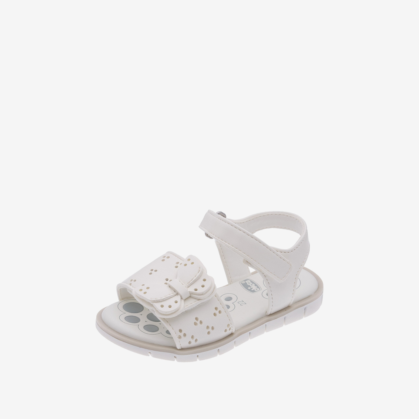 Sandalias de niña de la marca Chicco Blancas