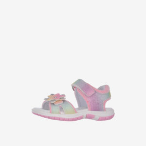 Sandalia de niña multicolor de Chicco con doble velcro