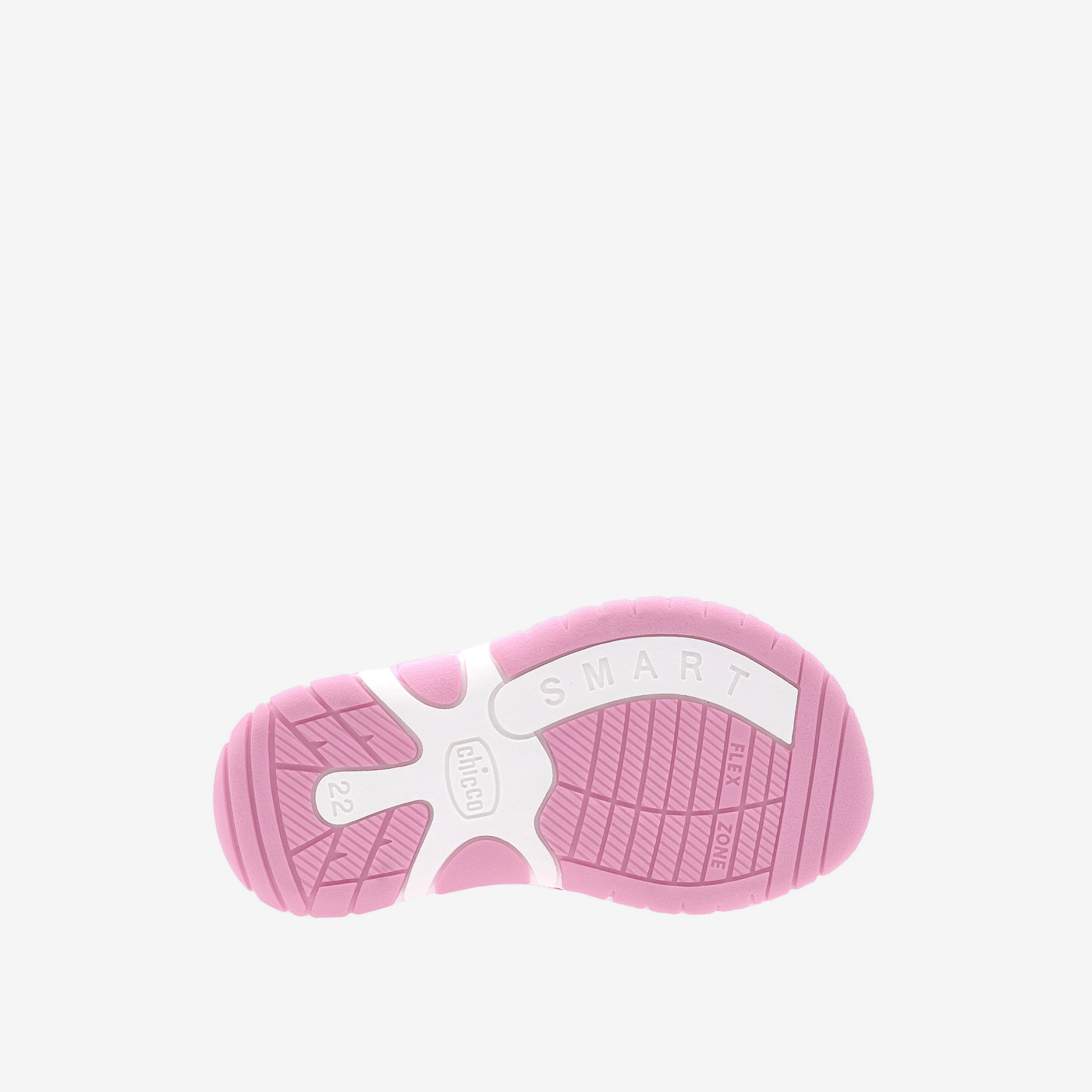 Sandalia multicolor con puntera cerrada para niñas de la marca Chicco