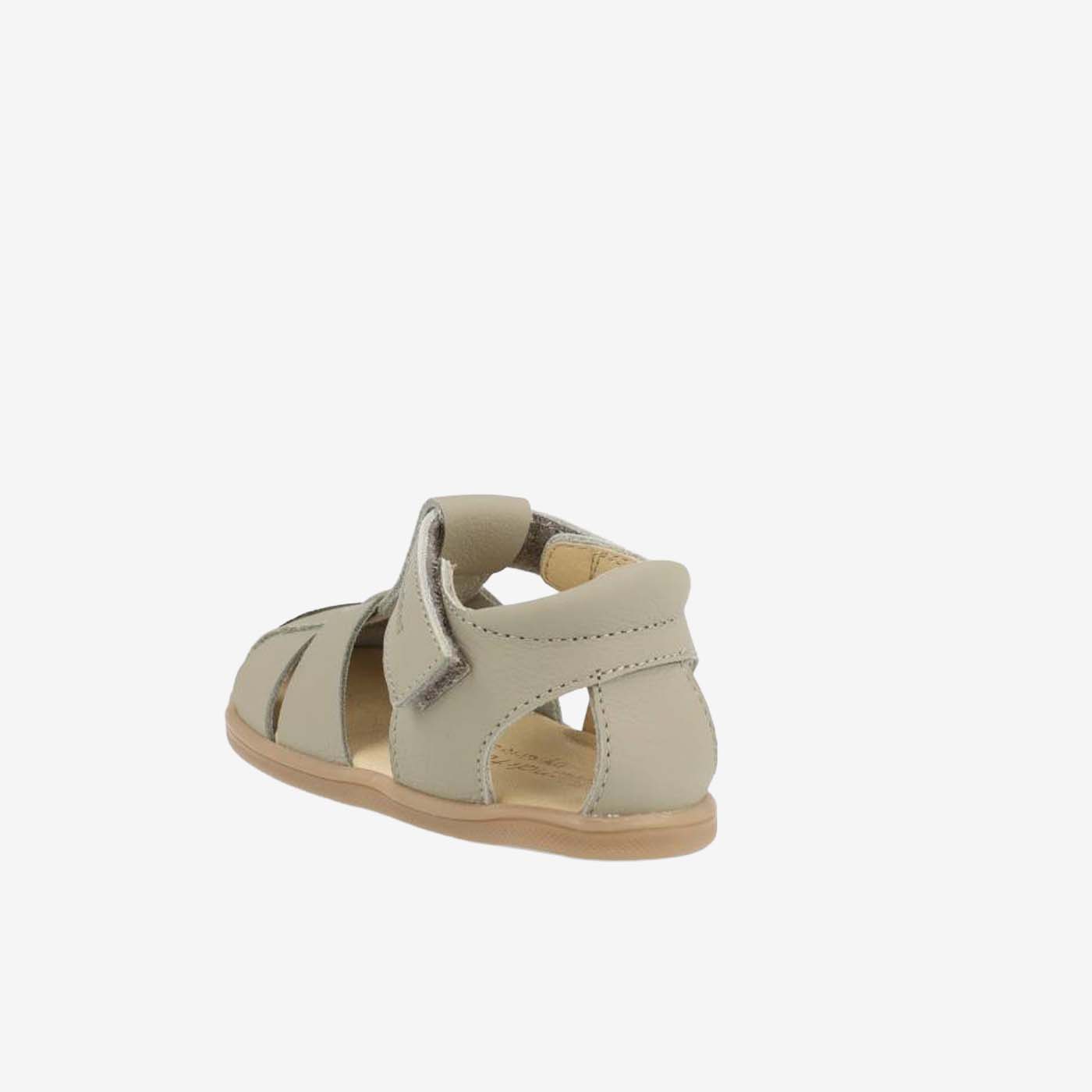 Sandalia verde con puntera reforzada de Blanditos para niño | Libertad para explorar con dulzura