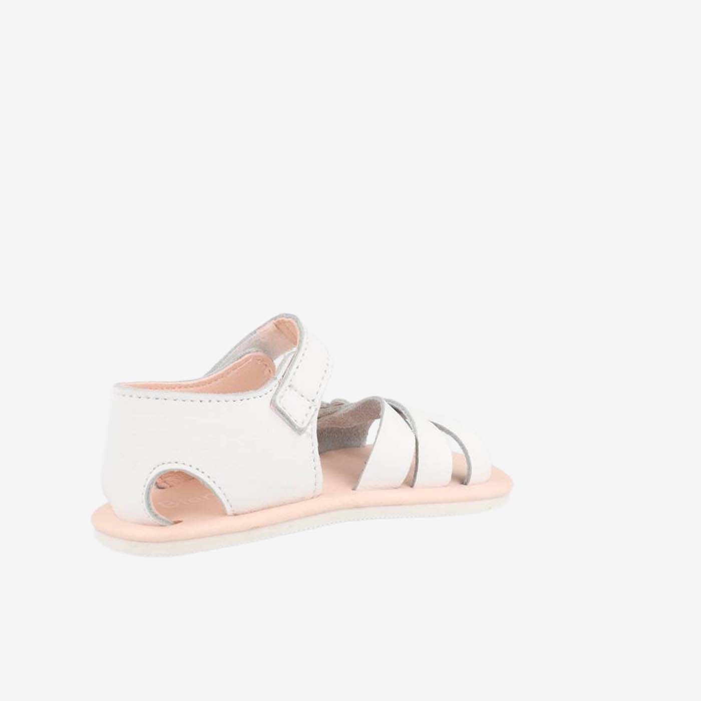 Sandalia respetuosa blanca de Blanditos para niña | Libertad para explorar con dulzura