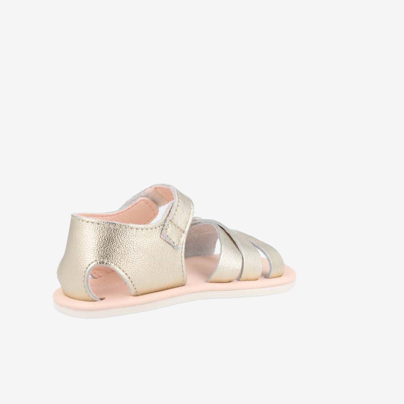 Sandalia dorada de niña Blanditos para niña | Libertad para explorar con dulzura