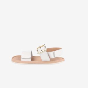 Sandalia respetuosa blanca de Blanditos para niña | Libertad y comodidad