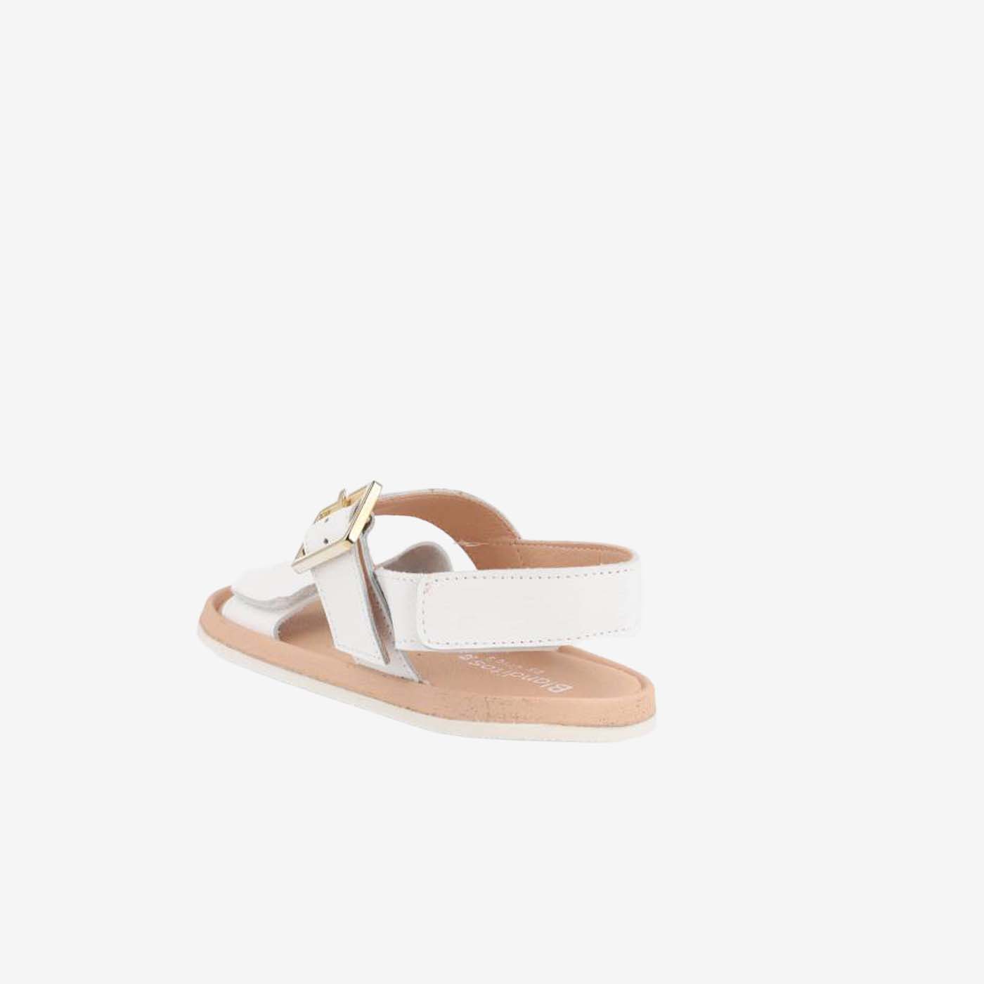 Sandalia respetuosa blanca de Blanditos para niña | Libertad y comodidad