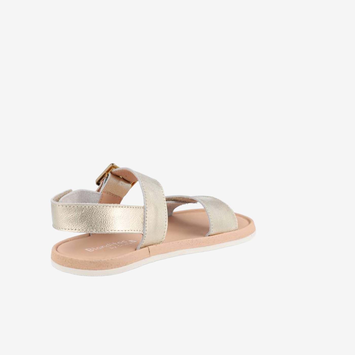 Sandalia respetuosa dorada de Blanditos para niña | Libertad y conford