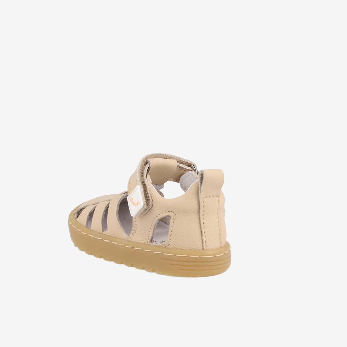 Sandalia respetuosa en beige de Blanditos unisex | Ligera y flexible