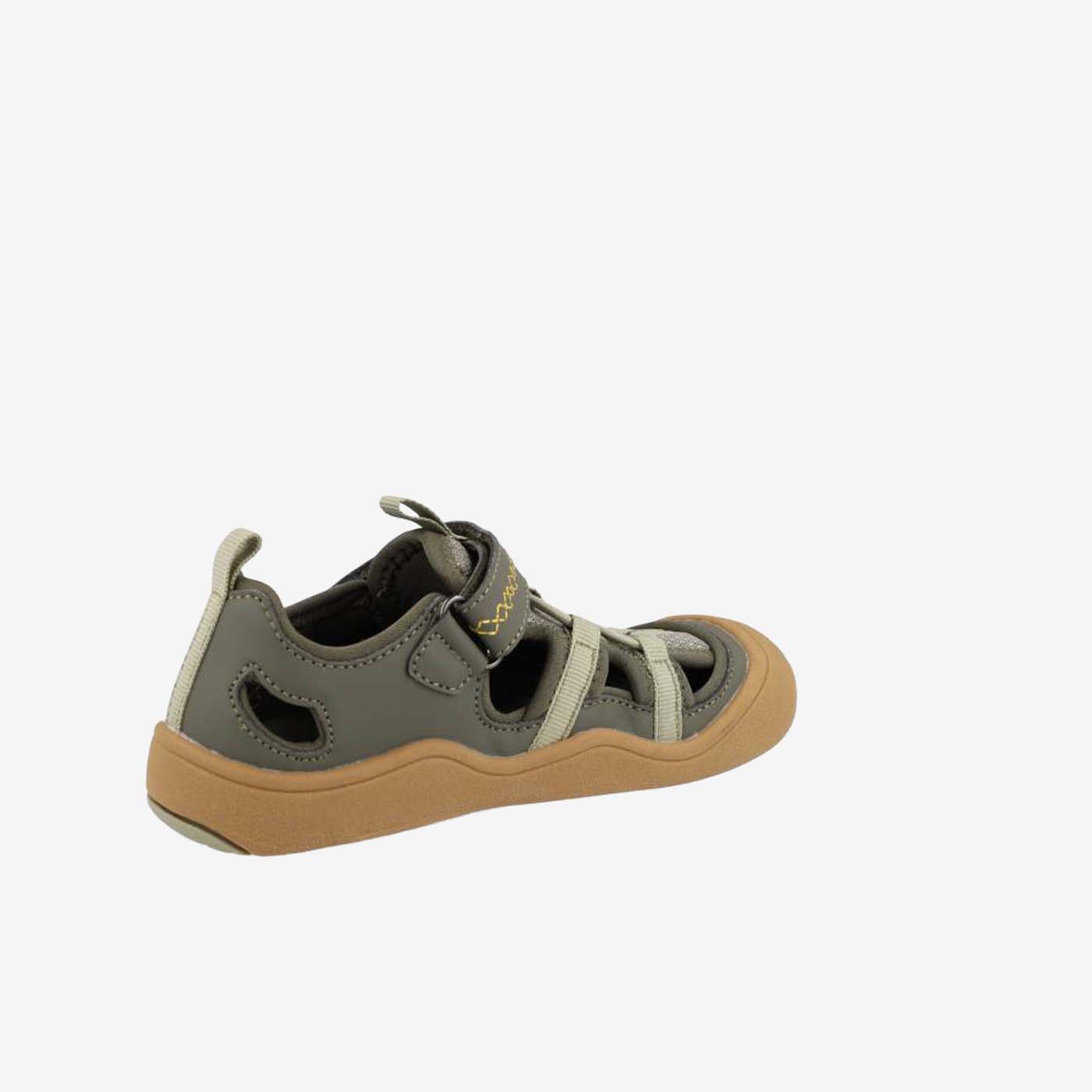 Sandalia con puntera reforzada en color verde de Blanditos para niño | Libertad y resistente