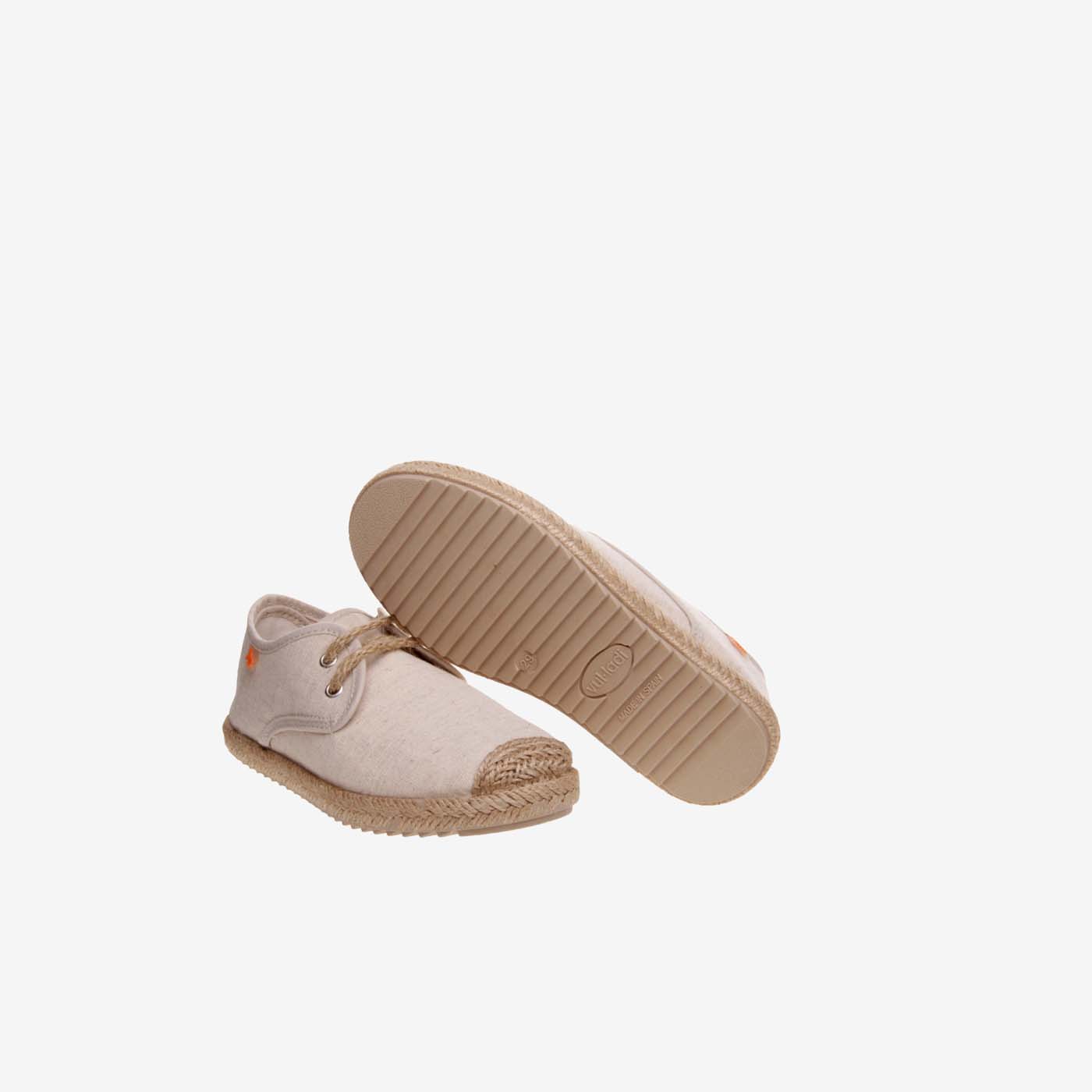 Blucher textil niño con cordon y estilo casual vestir
