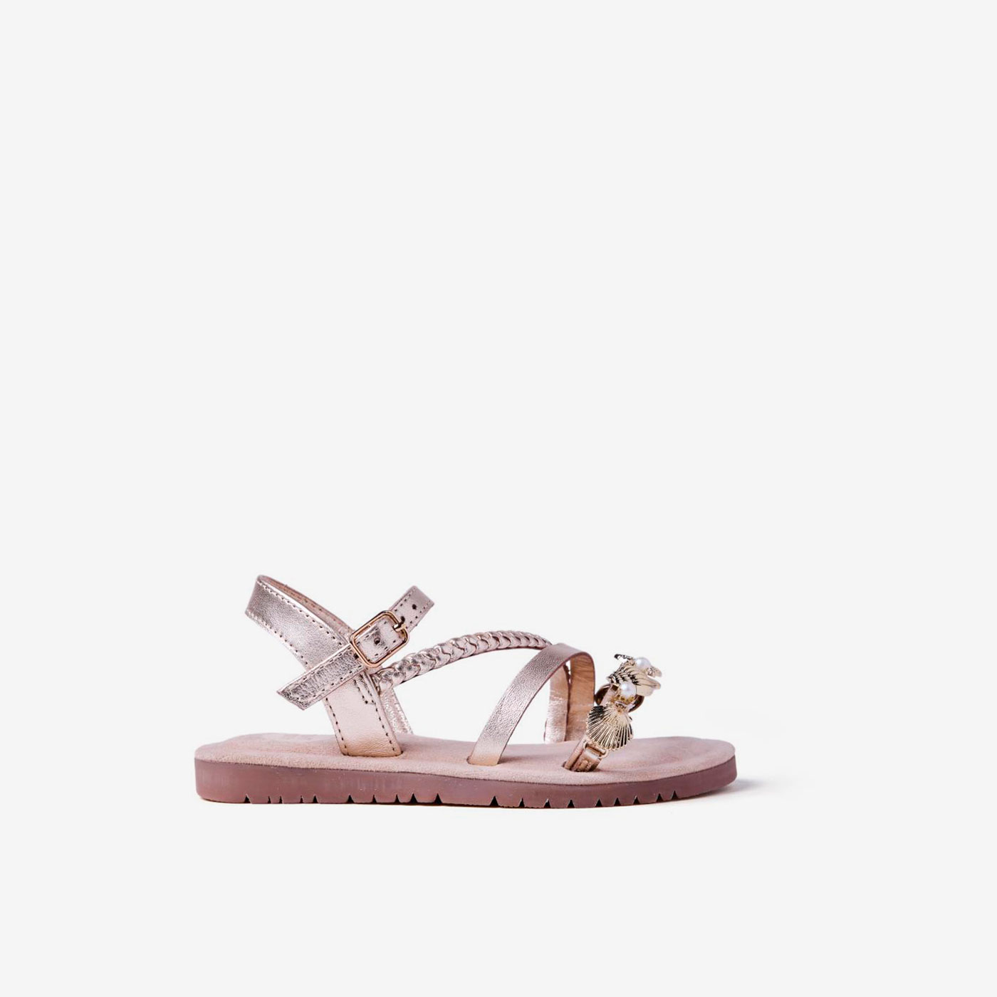 Sandalia de niña de Gioseppo en dorado