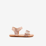 Sandalia barefoot de Gioseppo en color dorado con doble velcro