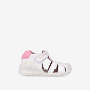 Sandalias Biomecanics para Primeros Pasos en color blanco