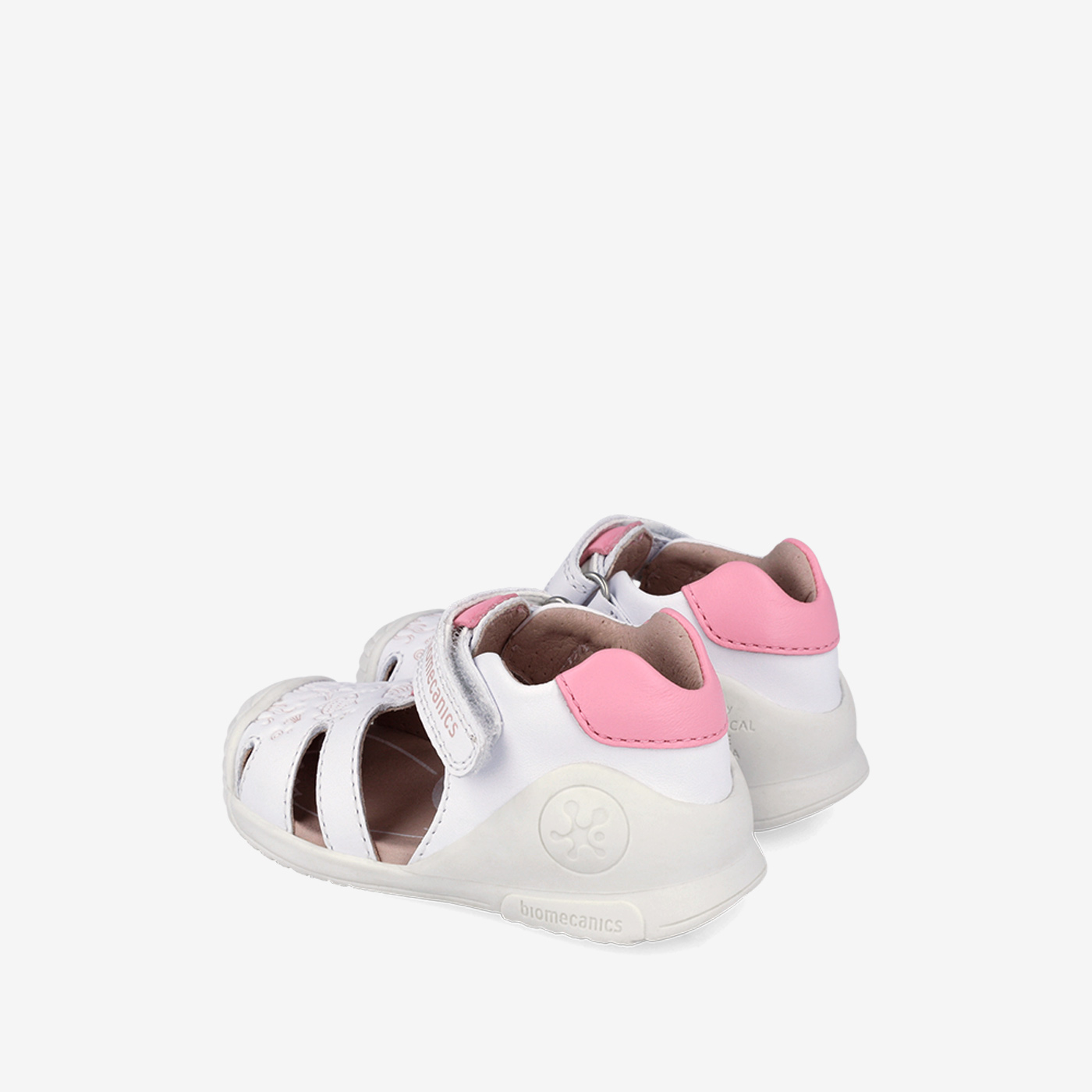 Sandalias Biomecanics para Primeros Pasos en color blanco