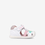 Sandalias Biomecanics para Primeros Pasos en color blanco con velcro