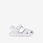 Sandalia de niña con puntera reforzada de Biomecanics en blanco