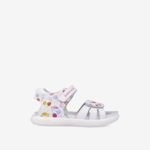 Sandalia blanco combinada en multicolor de la marca Biomecanics