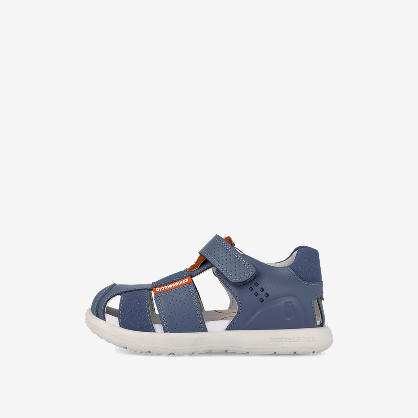 Sandalia de niño en azul con puntera reforzada de Biomecanics