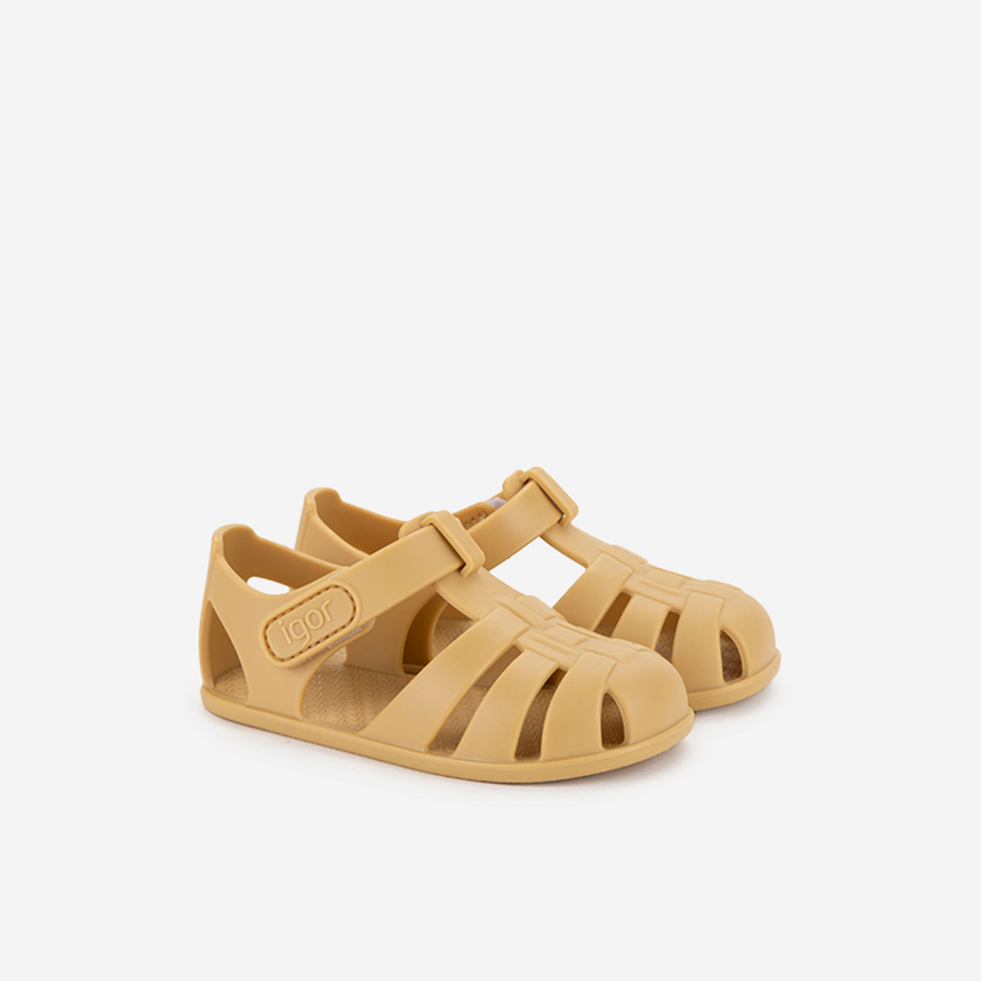 Sandalia cancrejera Respetuosa en color amarillo de Igor