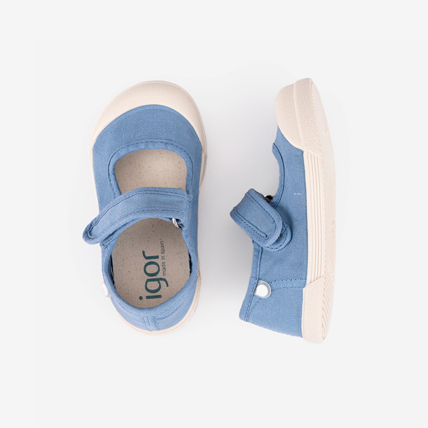 Merceditas Barefoot de Lona Respetuosa para Niñas – Marca Igor