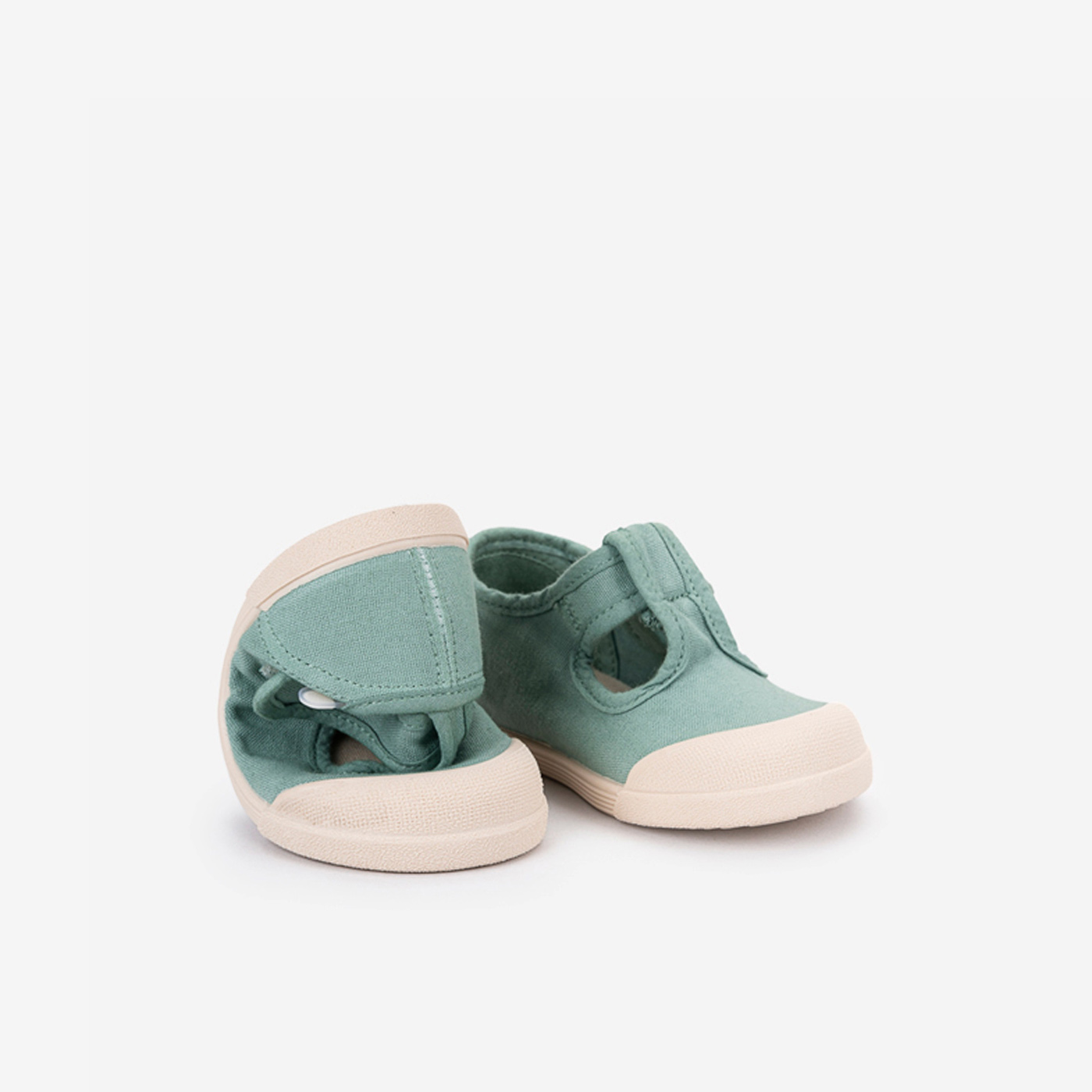 Pepito Barefoot de Lona Respetuosa para Niños en color verde – Marca Igor