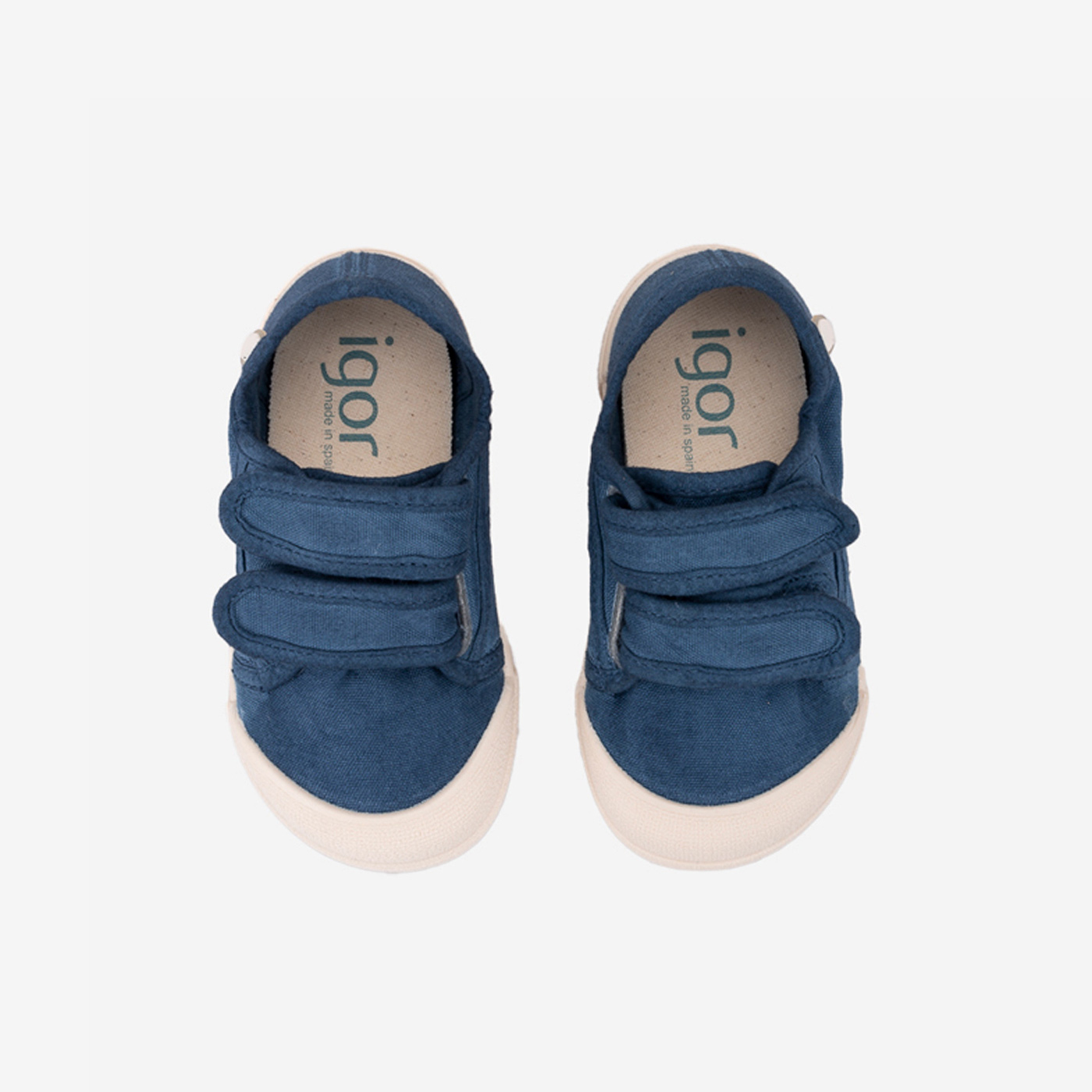 Lona Respetuosa en Azul con doble velcro para Niños – Marca Igor