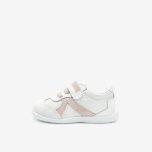 Deportivo Respetuoso de Zapyflex en color Blanco con rosa