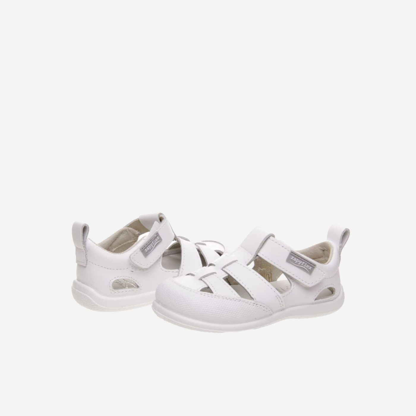 Sandalia Respetuosa unisex Zapyflex en color Blanco