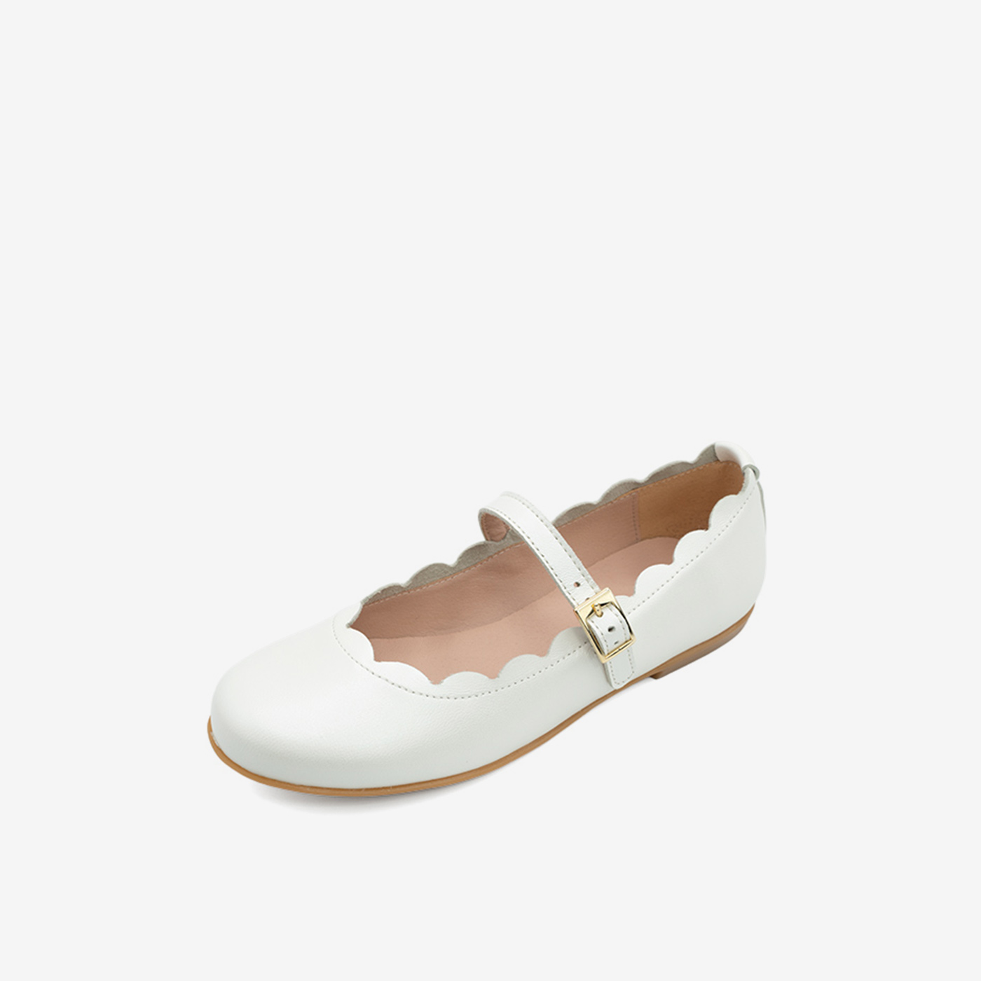 Titanitos Mercedes Blanca Piel: Elegancia y Confort Niña