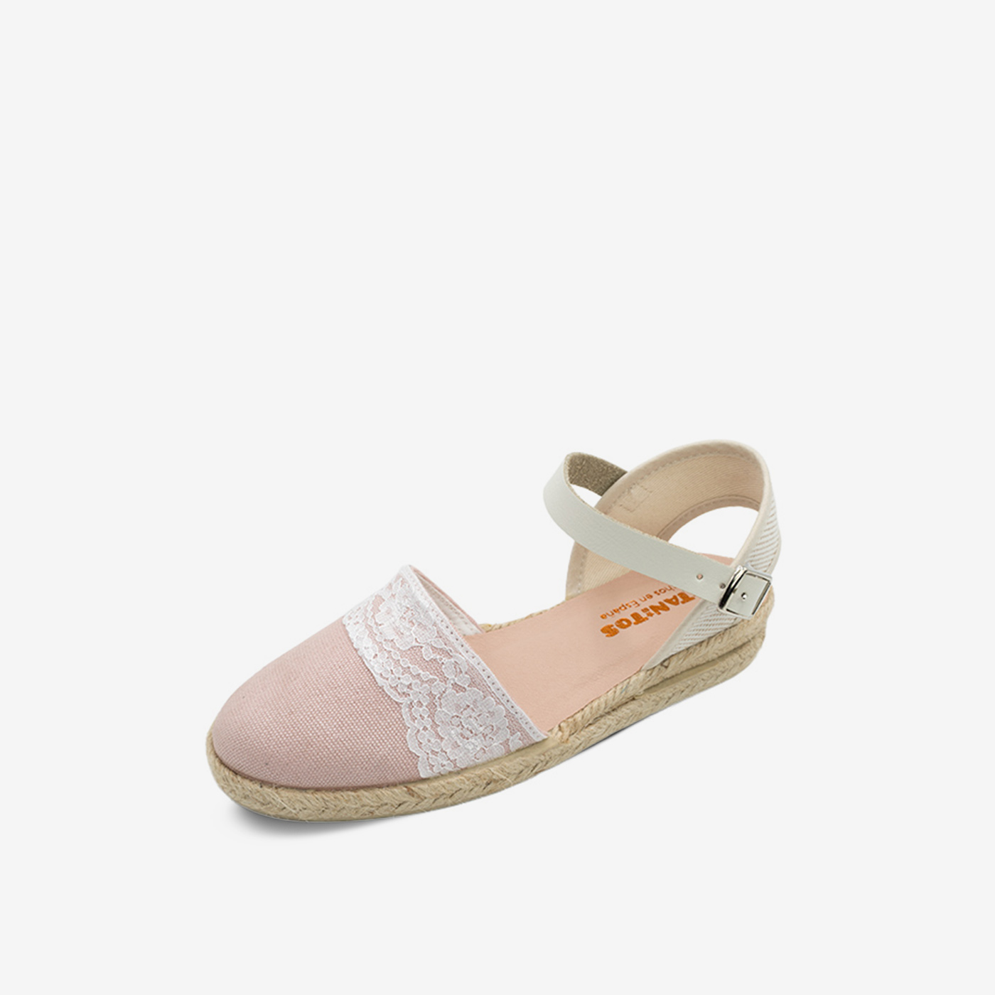 Lona de esparto para vestir con hebilla