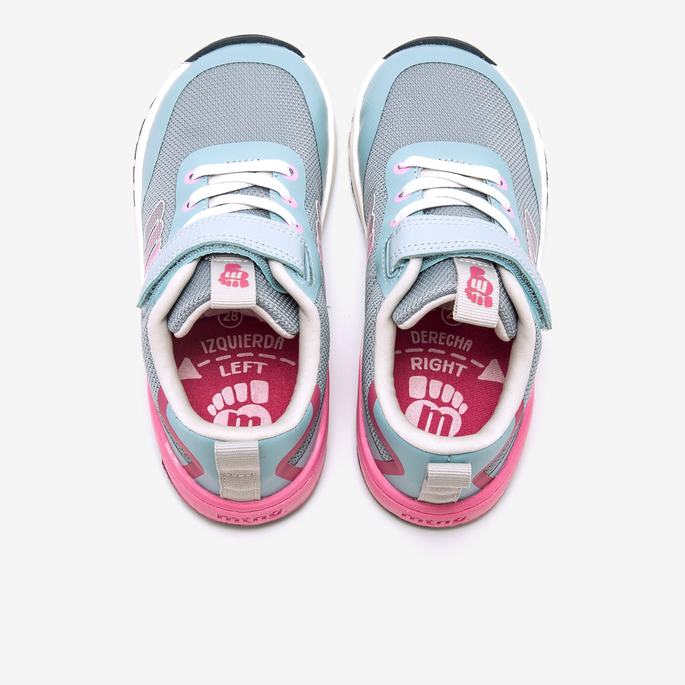 Deportivo respetuosa niña de la coleccion Mustang con velcro y puntera reforzada