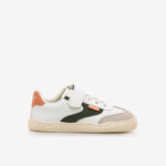 Deportivas respetuosas en piel de Mustang para niños